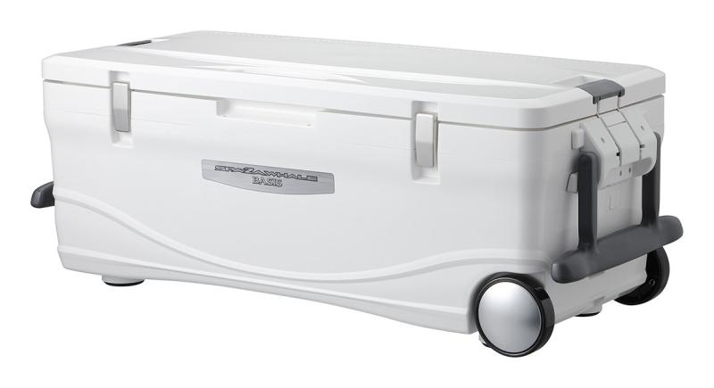 シマノ(SHIMANO) クーラーボックス 大型 45L スペーザ ホエール ベイシス キャスター付 450UC-045L 釣り用 ピュアホワイト｜シオカゼ商店