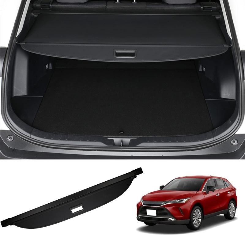 BUYFULL 新型ハリアー 80系 トノカバー ロールシェード プライバシー保護 ドレスアップ カスタムパーツ インテリア 上質な車内空間に ハリアー80系アクセサリー HARRIER MXUA8# AXUH8# (PVC帆布)