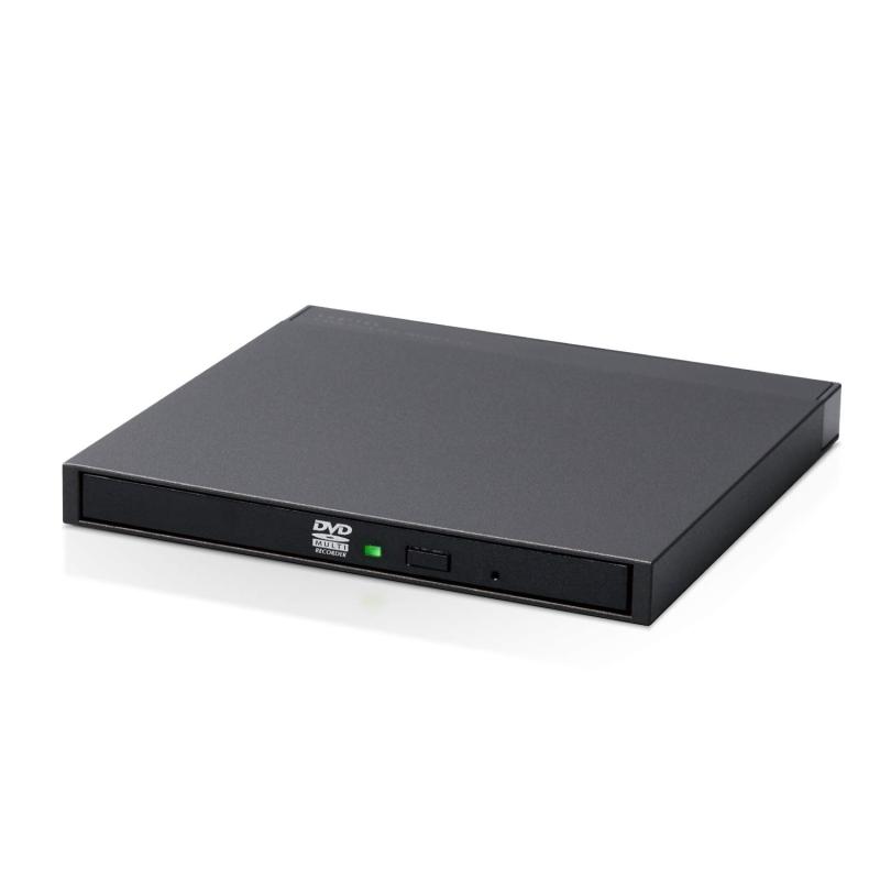 ロジテック 外付け DVDドライブ USB3.2(Gen1) USB Type Cケーブル付 windows/Mac/Surface対応 サイバーリンク データ書き込みソフト付 M-DISC対応 ブラック LDR-PML8U3CLBK