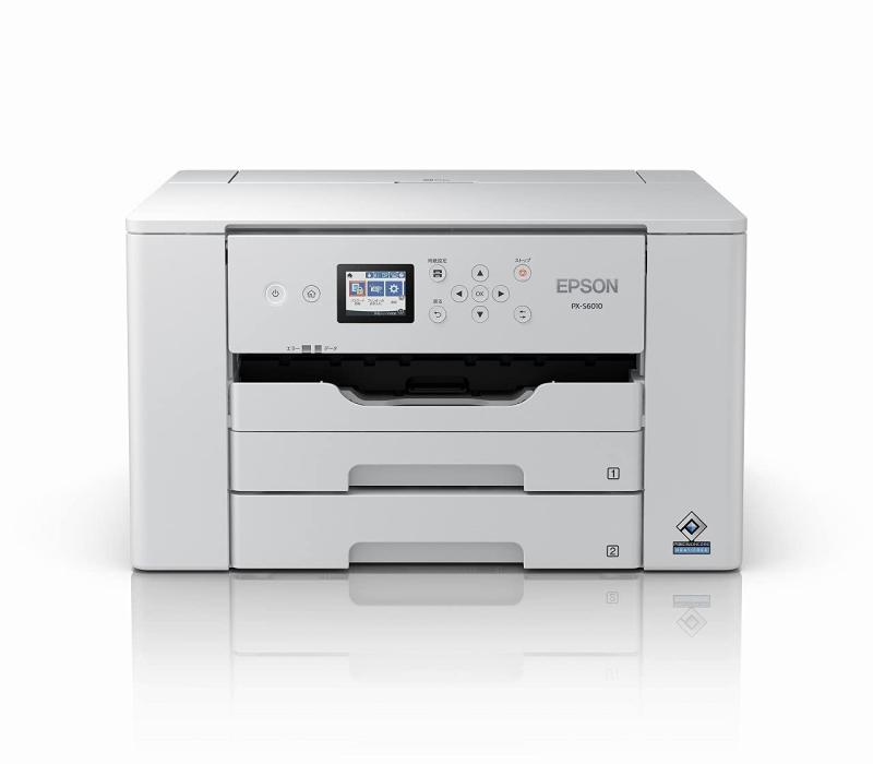 エプソン A3ノビ対応インクジェットプリンター PX-S6010 ホワイト FAXなし スキャナーなし