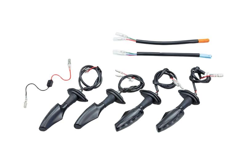 キジマ(Kijima) バイクパーツ LEDウインカーキット TRL3 LED スモークレンズ/ブラックボディ GROM HONDA 219-5196|シオカゼ商店