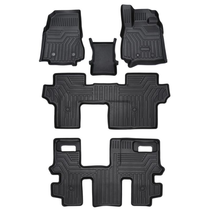 Cartist 三菱 新型 デリカ D5型 フロアマット 8人乗り専用 立体カーマット 車用 3Dフロアマット 立体構造 DELICA D:5 2019年2月～ 車種専用設計 防水 滑り防止 耐汚れ TPE素材 カスタムパーツ 車種専｜シオカゼ商店 13,440円