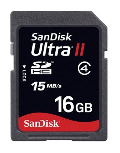 SanDisk UltraII SDHC歌留多 16GB 遷らすす早さ15MB/Sec SDSDH-016G-J61