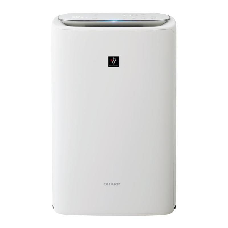 シャープ 空気清浄機 KI-SS50-W プラズマクラスター 25000 加湿 浮遊・付着ウィルス 花粉 空気浄化 薄型スリム おすすめ畳数 13畳 加湿量 600mL/h