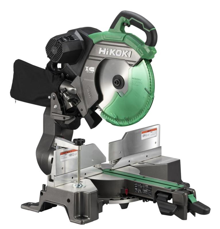 HiKOKI(ハイコーキ) AC100V 卓上スライド丸のこ C12RSH3 刃径305mm 両傾斜 最大1尺幅(312mm)切断 チップソー付 LEDシャドウマーカー・LEDライト付 C12RSH3|シオカゼ商店