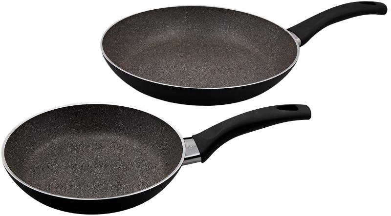 Ballarini バッラリーニ 「 パヴィア フライパン 2pc セット (20cm × 28cm) イタリア製 」 ガス火専用 グラニチウム 5層コーティング 4年 Z1020-458