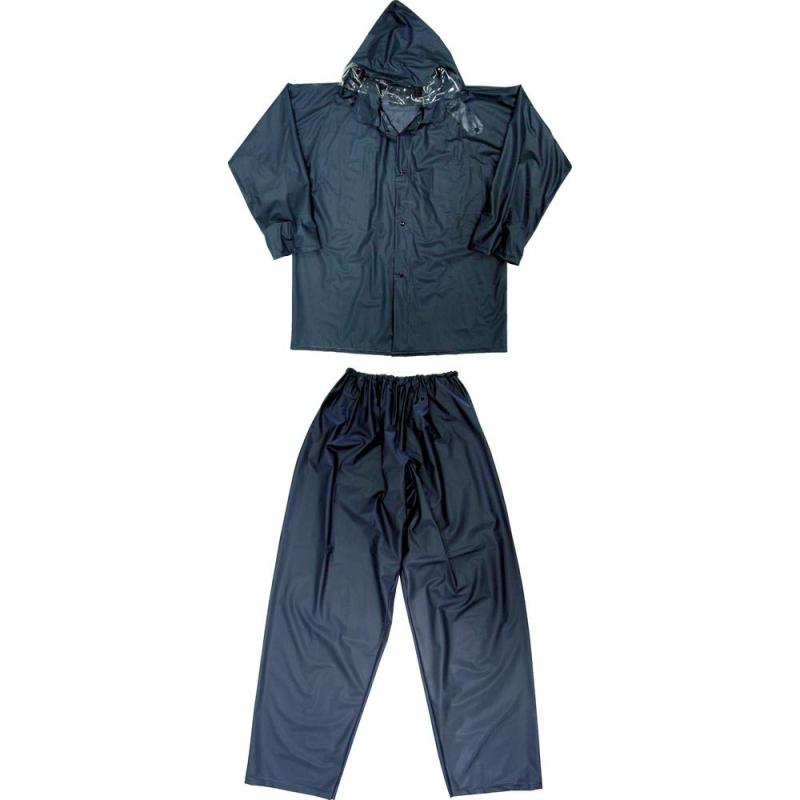 トラスコ中山(TRUSCO) レインスーツ 3Lサイズ ネイビー TRW553L【30着入りケース販売】 27,825円