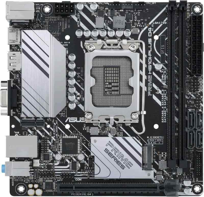 ASUS Intel H610 搭載 (LGA 1700) Mini-ITX マザーボード アンプ IC付き モノアウトヘッダー PRIME H610I-PLUS D4-CSM/