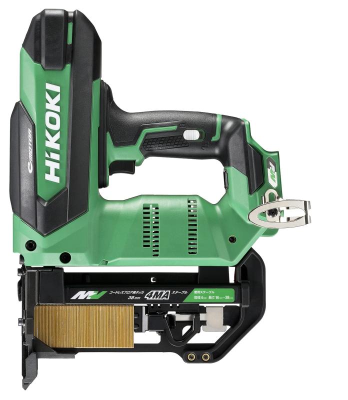 HiKOKI(ハイコーキ) 36V フロア用タッカ N3604DM バッテリー ・充電器別売 ケース付 ステープル幅4mm専用 最大長さ38mm MA線対応 N3604DM(NNK)