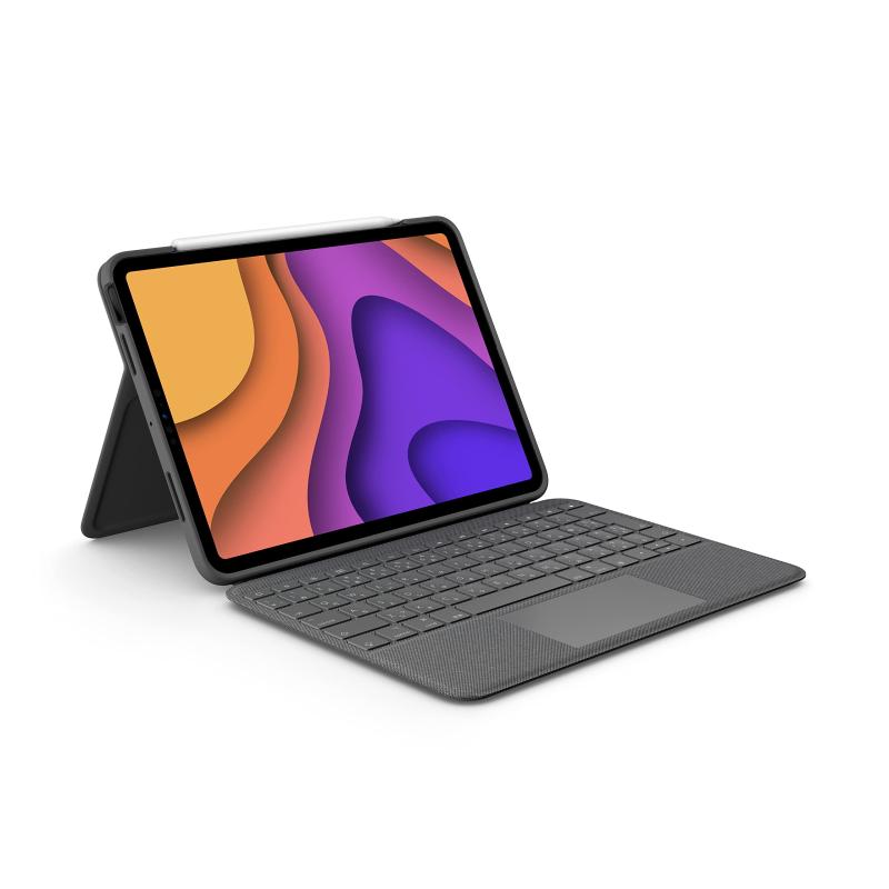 ロジクール Logicool iPad Air 11インチ M3 & M2 / 第5世代 & 第4世代 対応 トラックパッド付き キーボードケース Smart Connector 接続 Folio Touch iK1094BKAr 日本語