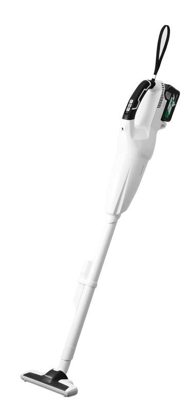 HiKOKI(ハイコーキ) 36V コードレス 掃除機 ハンディ スティック クリーナー ペールホワイト じゅうたん カーペット対応ノズル 最大吸い込み仕事率155W 軽量 1.6kg 蓄電池・充電器付き R36DB(XP)