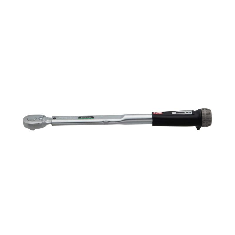 トネ(TONE) プレセット形トルクレンチ(ダイレクトセットタイプ) T3MN100 差込角9.5mm(3/8") ブラック 100N・m|シオカゼ商店