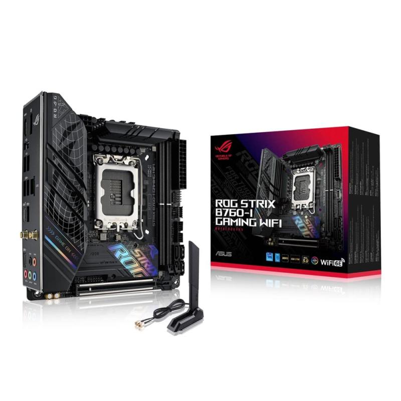 ASUS ROG STRIX B760-I GAMING WIFI intel 第14・13・12時人 中央処理装置相応う LGA1700 B760 積み上げる DDR5 Mini-ITX 母ちゃんゲーム盤/品