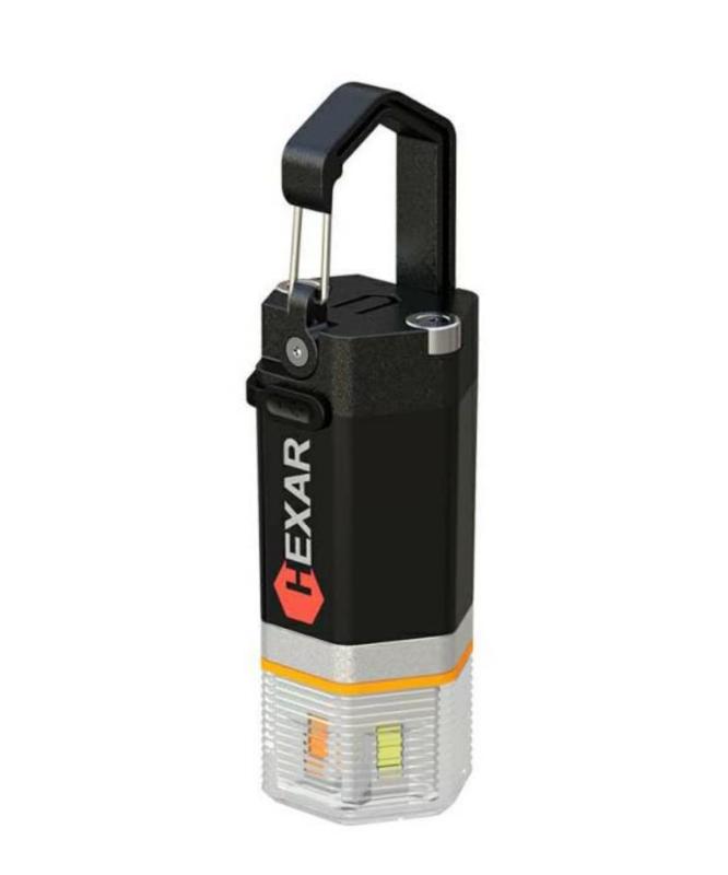 【災害対策/充電式LEDランタン】HEXAR UL3 ブラック 無段階調光・電球色/昼白色切替・IP66・低誘虫キャップ/ポーチ付属・長期縦走/キャンプ/登山・ウルトラライト｜シオカゼ商店
