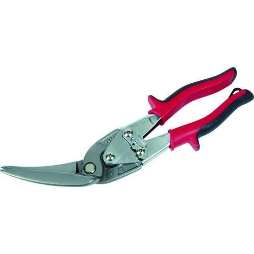 TRUSCO(トラスコ) 全能金切ハサミ オフセットロング手あい 左曲線状の形 45度 TGH-270FLL × 5丁 【入れもの売りわたす】