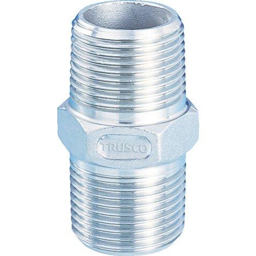 TRUSCO(トラスコ) ねじ込み管継手 SUS 六角ニップル 15A TSTN15A &times; 50個 【ケース販売】｜シオカゼ商店