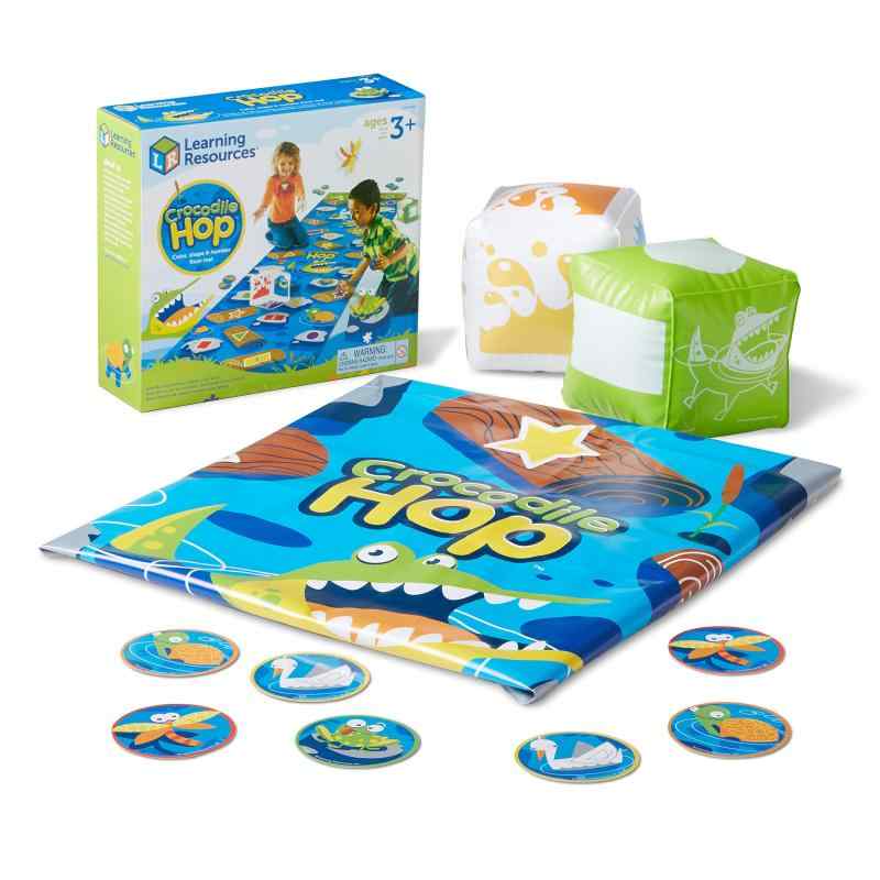 ラーニング リソーシーズ Crocodile Hop(TM) Floor Game クロコダイル ホップゲーム LER 9544｜シオカゼ商店