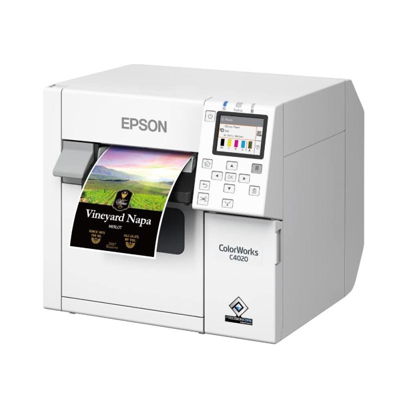エプソン カラーラベルプリンター CW-C4020M 白 コンパクト|シオカゼ商店