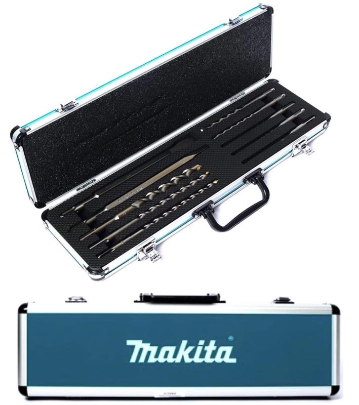 マキタ(Makita) 振動ドリル ビット SDS PLUS チゼル 10本セット アルミケース 付属 D-70904 ハンマードリル ビット [並行輸入品]