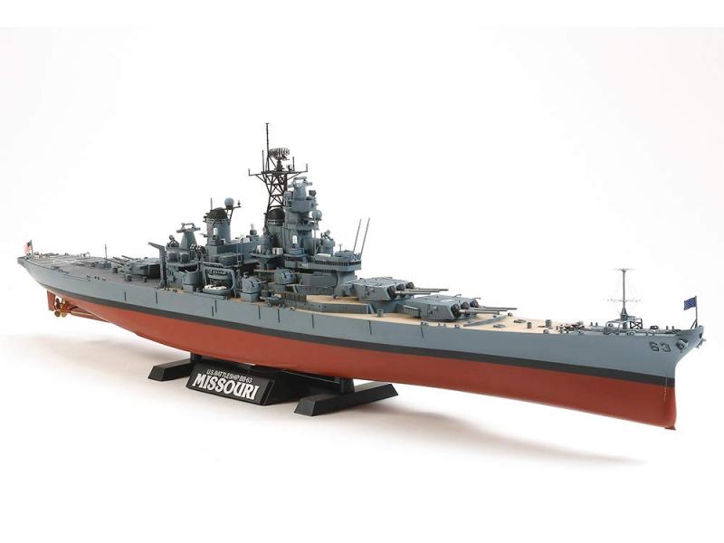 タミヤ 1/350 艦船シリーズ No.29 アメリカ海軍 戦艦 BB-63 ミズーリ 1991年仕様 プラモデル 78029｜シオカゼ商店