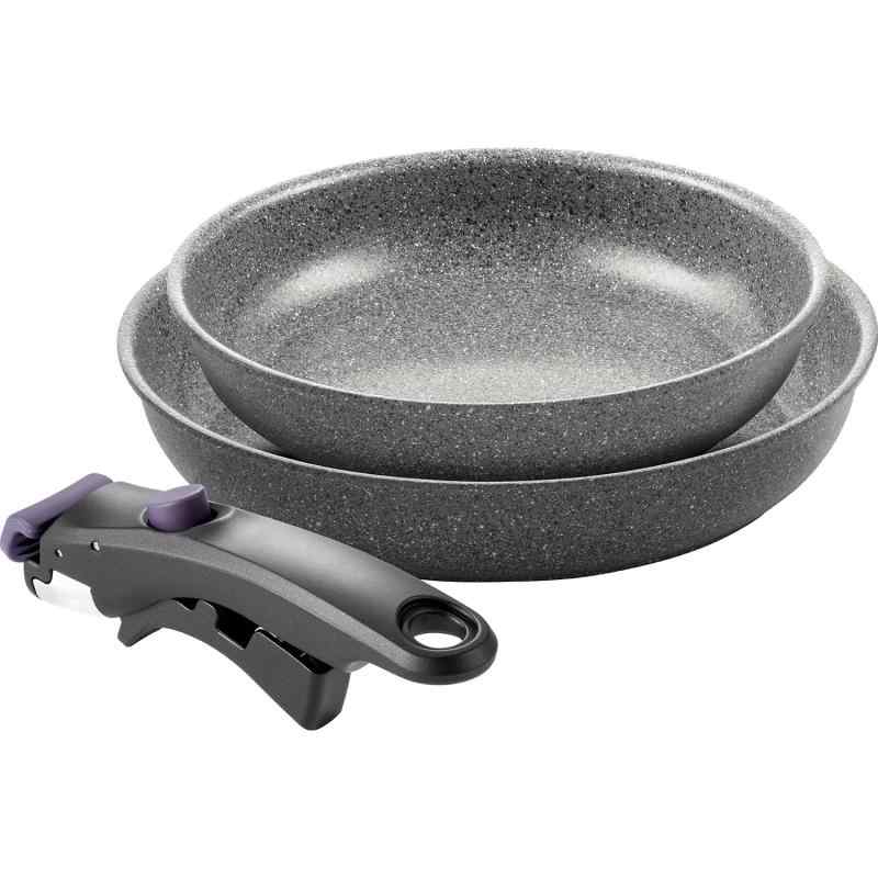 Ballarini バッラリーニ「 ヴィンチ セラミックフライパン 24cm / 28cm 専用取っ手 3点セット イタリア製 」取っ手のとれる IH 対応 セラミック コーティング PFAS不使用 Vinci Z102