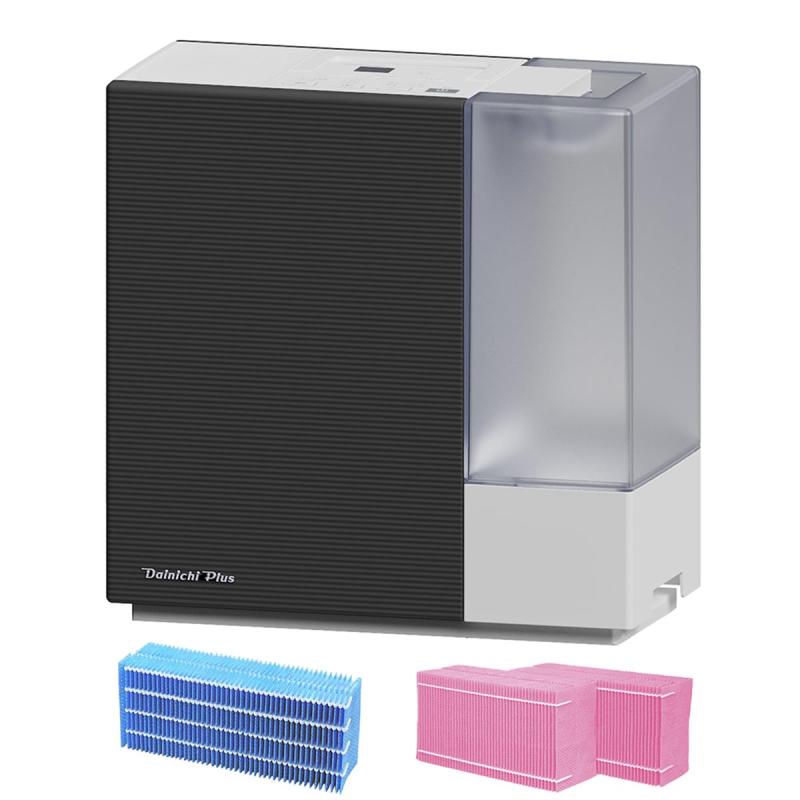 【 カラー ＆ フィルターセット 】ダイニチ(Dainichi) WebShop 加湿器 ハイブリッド式 HD-ERXT502-KW (適用床面積:プレハブ洋室14畳まで/木造和室8.5畳まで) ウォルナットグレー