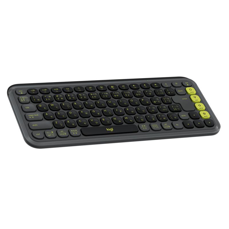 ロジクール POP ICON KEYS ワイヤレス キーボード K680GR 薄型 静かなタイピング Bluetooth Logi Bolt ワイヤレスキーボード 無線 Easy-Switch 日本語配列 電池寿命36ケ月 Windows Mac iPa
