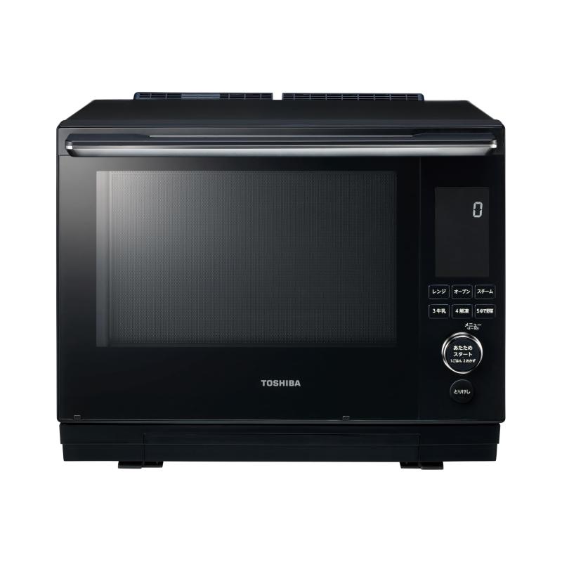 TOSHIBA(東芝) スチームオーブンレンジ 石窯学生寄宿舎 ER-D3000A(K)グランブラック 2段膳立て 300℃ おまかせ焼き 滑っこい速見表 陰電子領域 飾り気の無い取り締まり 飾り気の無い一皿分の料理 時短 おたわい無い献立て表 飾り気の無いお取りつくろう