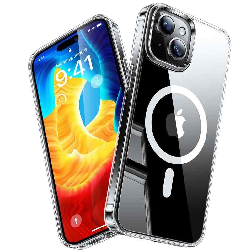 【極限耐黄変Magsafe対応】TORRAS iPhone 15 用 ケース クリア マグネット搭載 黄ばみなし ワイヤレス充電 耐衝撃 全面保護 あいふぉん15ケース 透明