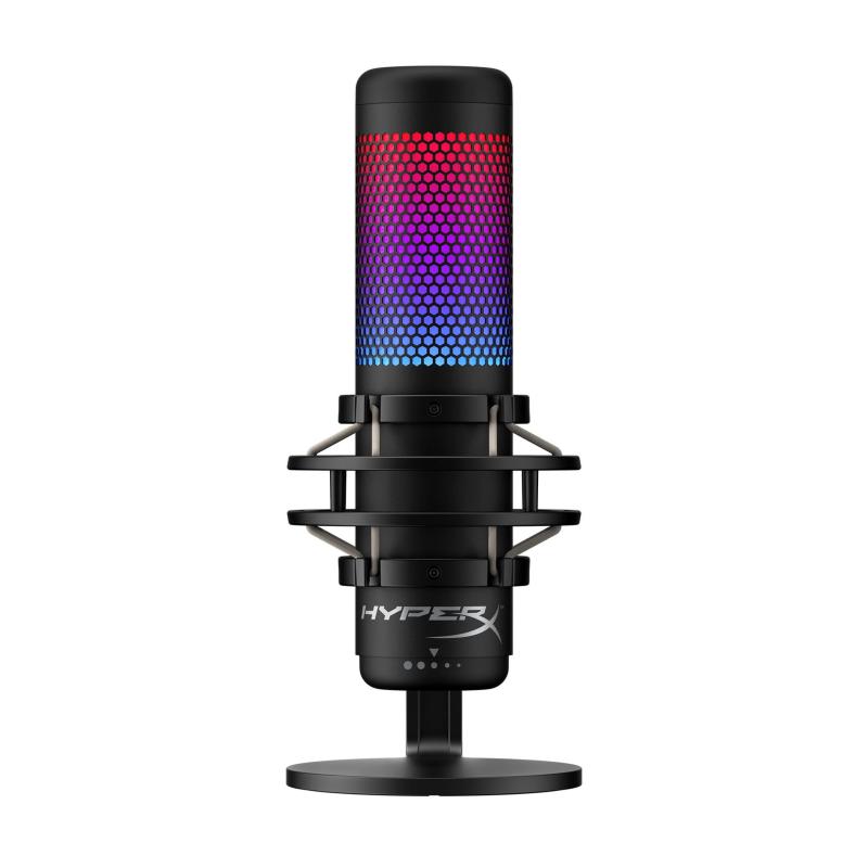 HyperX QuadCast S スタンドアロンマイク RGBライティング ストリーマー/コンテンツクリエーター/ゲーマー向け/PC,PS4使用可能 HMIQ1S-XX-RG/G (4P5P7AA)|シオカゼ商店