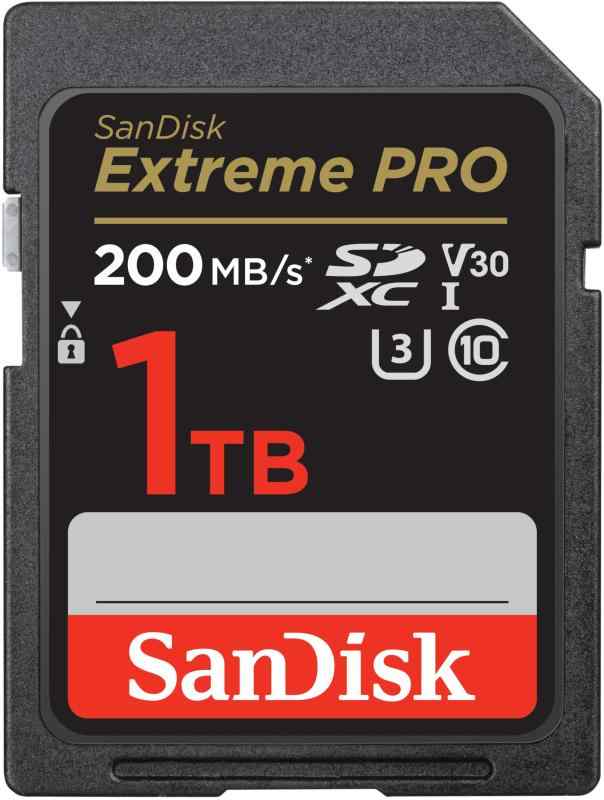SanDisk (サンディスク) 1肺結核 Extreme PRO SDXC UHS-I 記憶装置歌留多 - C10、U3、V30、4K UHD、SD歌留多- SDSDXXD-1T00-GN4IN