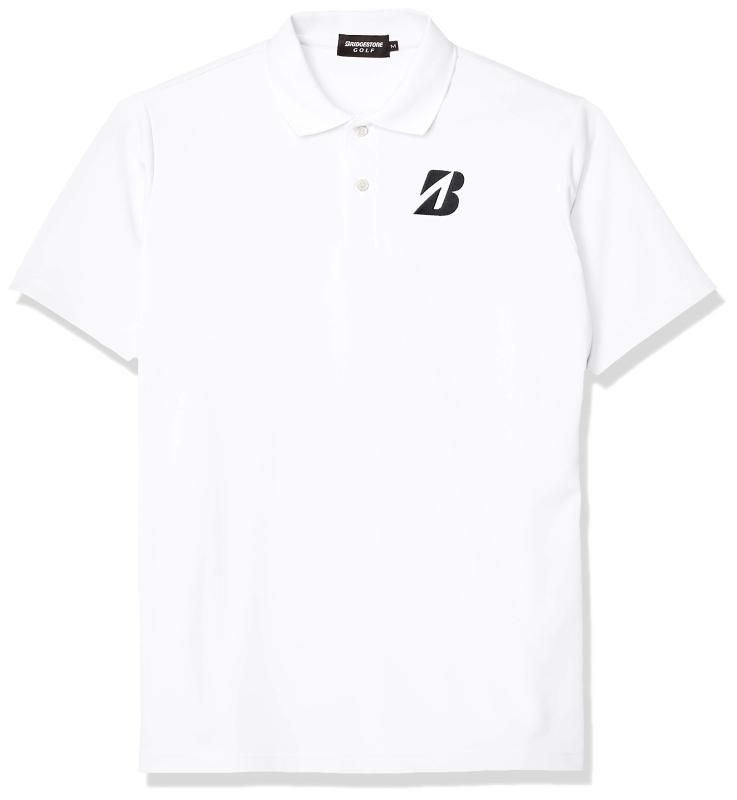 [BRIDGESTONE GOLF(ブリヂストンゴルフ)]シャツ TOUR B半袖ポロシャツ50G01A メンズ ホワイト 日本 S (日本サイズS相当)