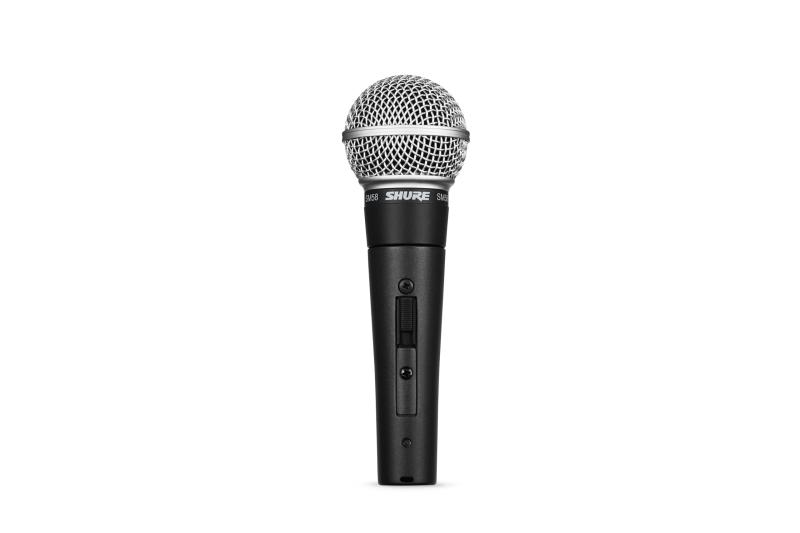 SHURE シュア SM58SE ダイナミックマイク : ON/OFFスイッチ付き マイクスタンド用ネジ有 単一指向性 カーディオイド XLR 有線 ボーカル 歌 ライブ 収録 録音 レコーディング DTM 宅録 マイクロホン ｜シオカゼ商店