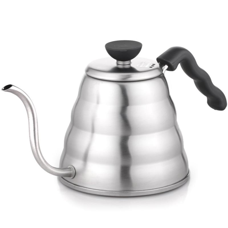 HARIO(ハリオ) V60ドリップケトル ヘアラインシルバー 実用800ml ガス・IH対応 日本製 VKB-120HSV