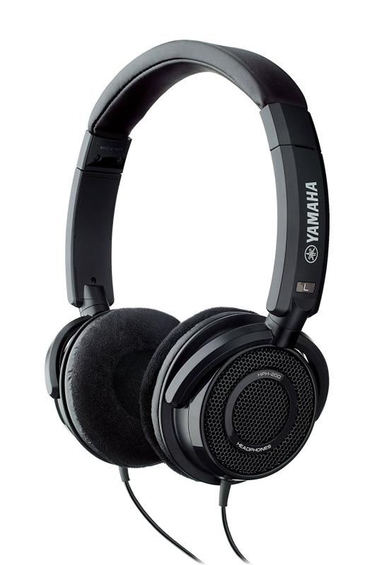 ヤマハ YAMAHA オープンエアー型ヘッドホン ブラック HPH-200 BK 楽器の音色の忠実な再現を目指した自然で緻密な音質 長時間使用でも疲れにくい装着感 延長ケーブルと変換プラグ付属|シオカゼ商店