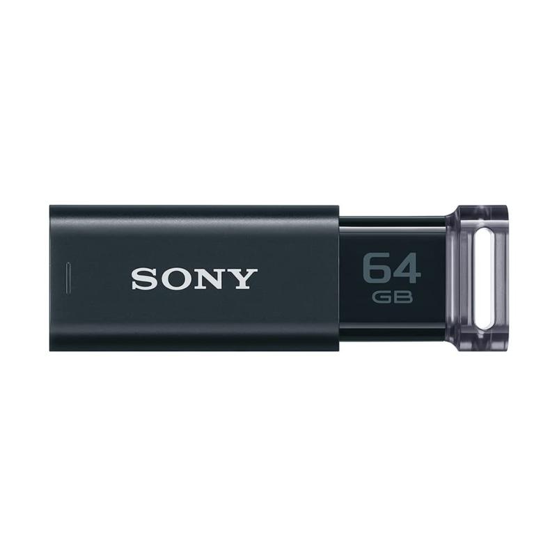 ソニー(SONY) USBメモリ USB3.1 64GB ブラック キャップレス USM64GUB