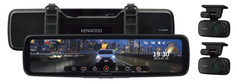 ケンウッド 運転リコーダー DRV-EM4800 鏡鑑型 デジタル鏡鑑 IPS液晶 前後高感じやすさPureCel Plus検知器積み上げる 盛りだくさん高品位テレビ録画 ダンス楽隊式作り付ける ミラレコ KENWOOD