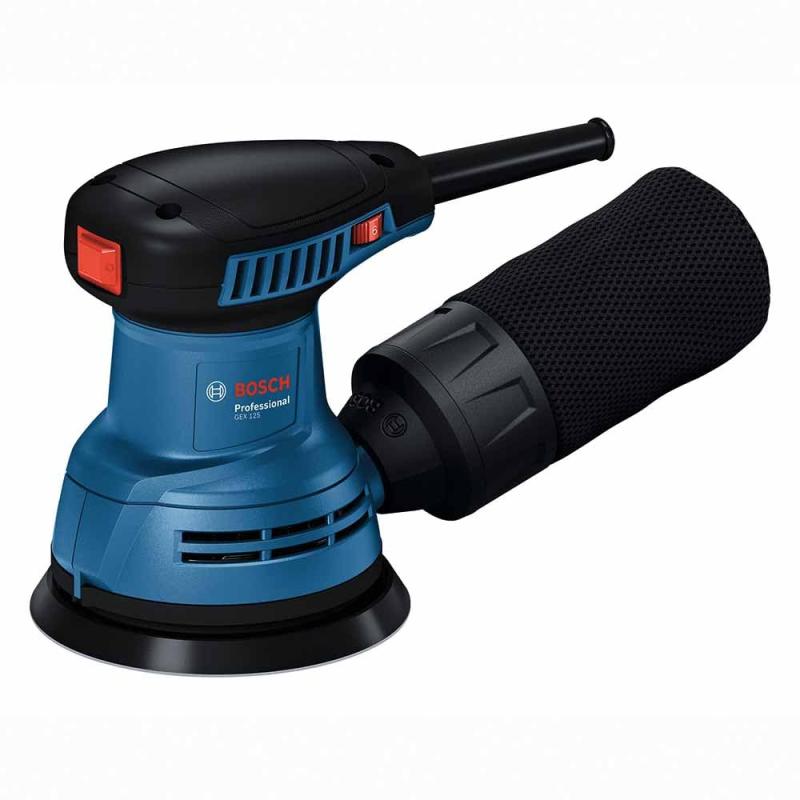 Bosch Professional(ボッシュ) 吸じん ランダムアクションサンダー・ポリッシャー GEX125 【低振動・吸じん・電子無段変速パワフル 静か車磨き 洗車集塵 木工ダブルアクション研｜シオカゼ商店