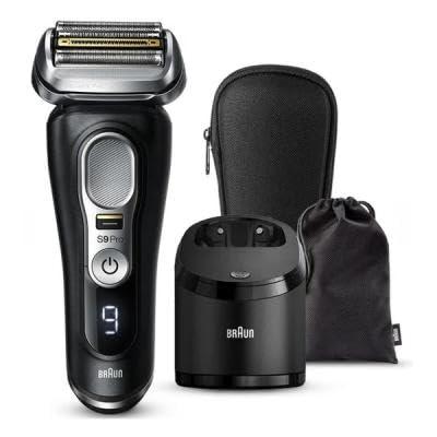 BRAUN メンズ電気カミソリ 灯し火電気カミソリ 続きもの9 Pro 申し受ける式 気狂い水洗いもの取り合わせ 赤銅色 9450竓-V
