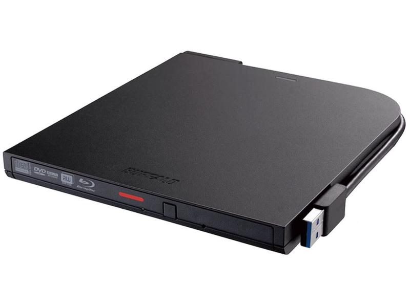 バッファロー BRXL-PT6U3-BKE (ブラック) USB3.2 (Gen1) 対応 ポータブルBD 再生/書込ソフト添付｜シオカゼ商店