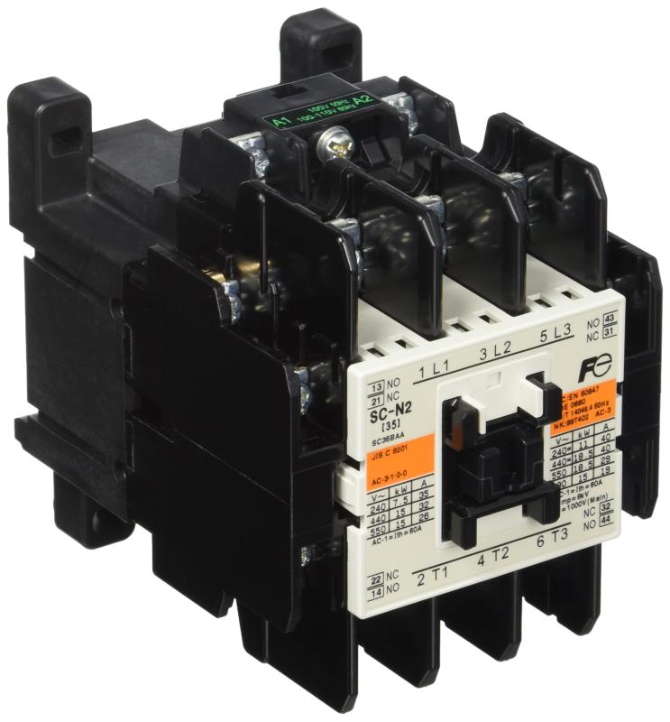 富士電機 標準形電磁接触器 ケースカバー無 SC-N2 コイルAC100V｜シオカゼ商店