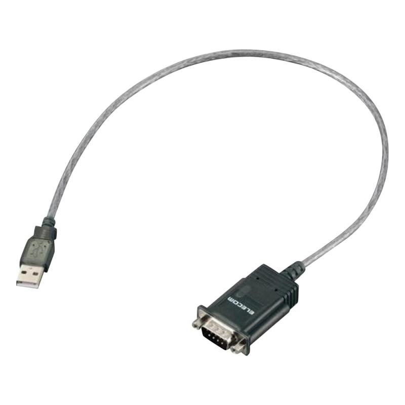 ELECOM USBtoシリアルケーブル モデム用 USBオス-RS-232C用 UC-SGT1|シオカゼ商店