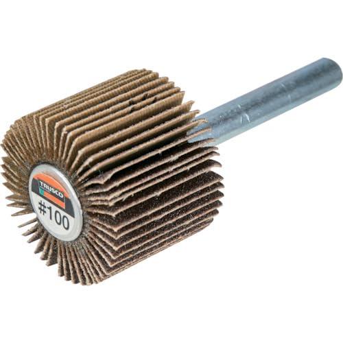 TRUSCO(トラスコ) フラップホイール 外径50X幅30X軸径6 (5個入) 100# UF5030-100 × 5【ケース販売】|シオカゼ商店