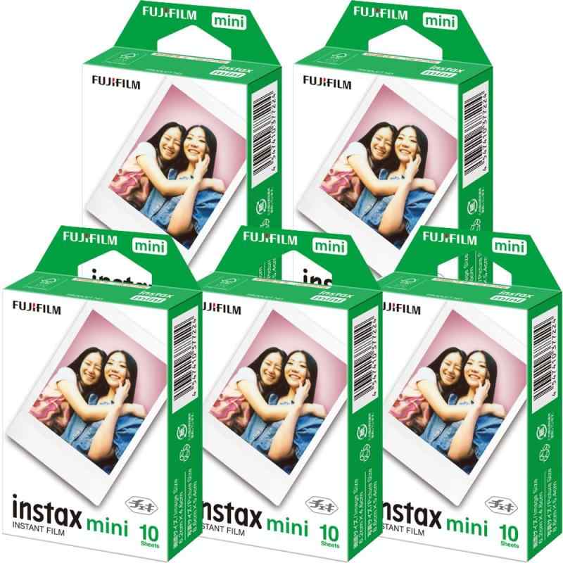富士フイルム [5セット販売]FUJIFILM インスタントカメラ チェキ用フィルム 10枚入x5セット INSTAX MINI JP 1｜シオカゼ商店