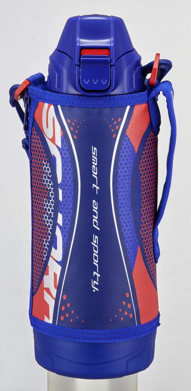 タイガー 水筒 800ml サハラ ステンレスボトル スポーツ 直飲み コップ付 2WAY ブルー MBO-H080A｜シオカゼ商店