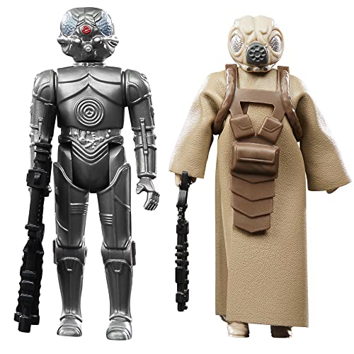 ハズブロ(HASBRO) STAR WARS スター・ウォーズ レトロコレクション 4-LOM ザッカス, 2体セット, スター・ウォーズ エピソード5/帝国の逆襲, 3.75インチ (約9.5 cm) サイズ アクションフィギュア, 対象年齢4才以上 F6983画像