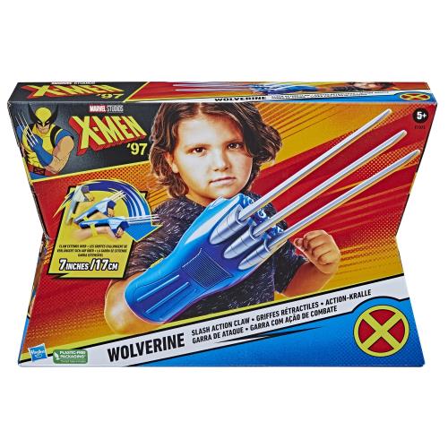 ハズブロ(HASBRO) MARVEL マーベル X-MEN '97 ウルヴァリン スラッシュアクション・クロ―、ロールプレイトイ、スーパーヒーローのおもちゃ、マーベルトイ、対象年齢5才以上の男の子と女の子向けF7975画像