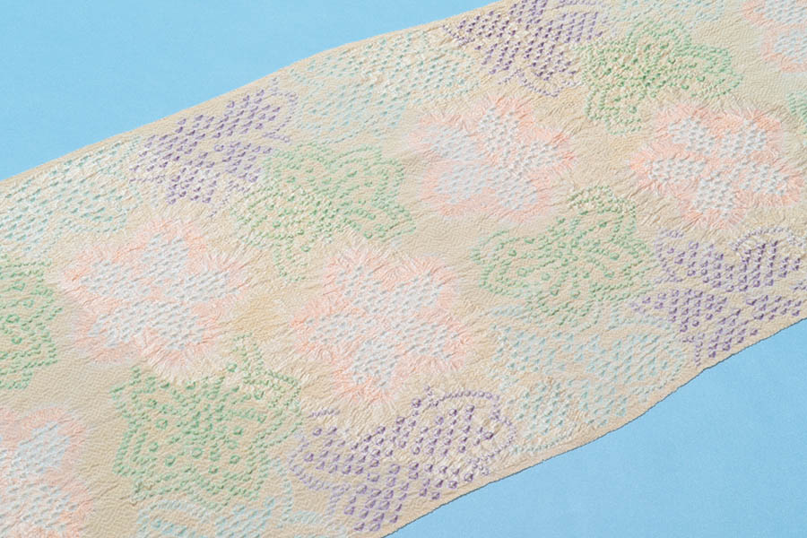 さくら模様 帯揚げ 正絹 桜 絞り 丁子色 礼装 衿秀 着物 袋帯 しゃれ袋帯 名古屋帯 おしゃれ カジュアル 小紋 袷 単衣 入学式 卒業式 結婚式 コーディネート 礼装 付け下げ 和服 和装 小紋 紬 無地 付下げ 訪問着 着付け小物 帯あげ 和装小物 フォーマル｜きもの　おみたてや