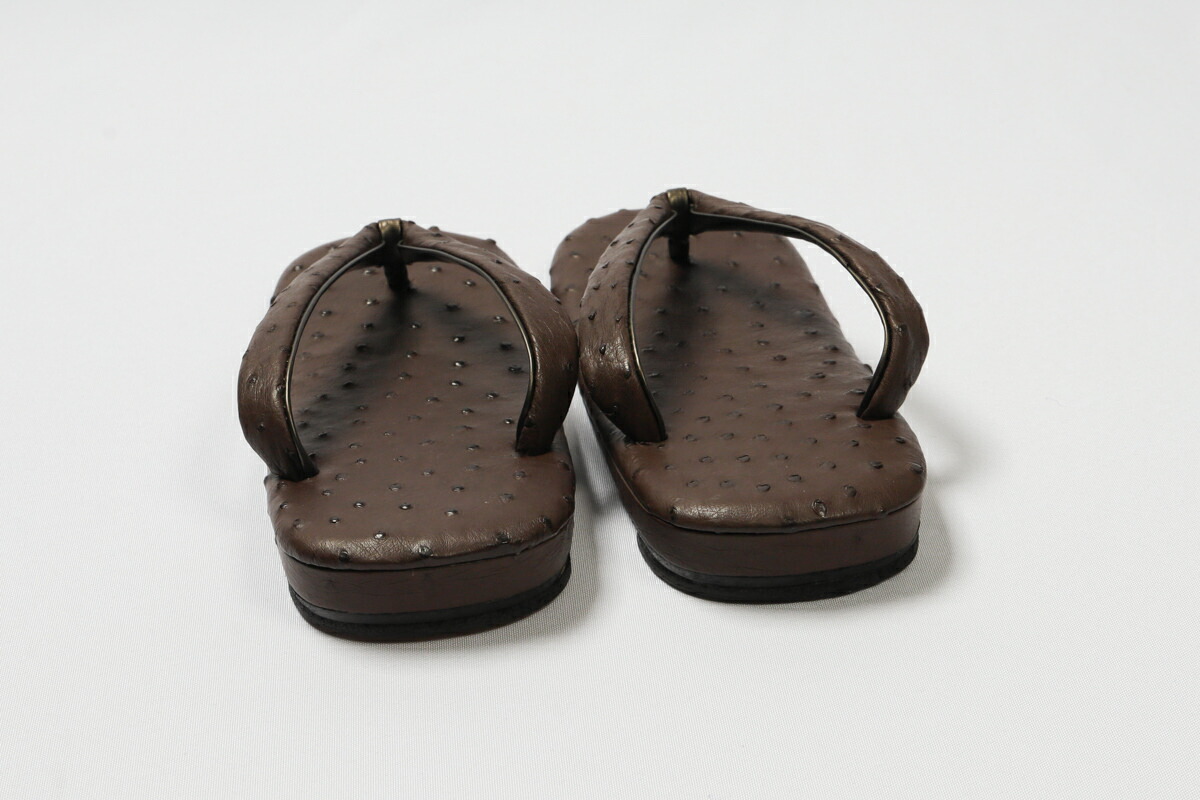 年中無休】 美品 高級品 本革オーストリッチ 草履 浴衣 祭り 着物 lokx.lk