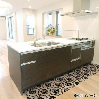 日本産 楽天市場 透明キッチンマット ロール プリントタイプ ダマスク 45cm m Bk Pkmr 45 大宮パークドラッグストアー 人気絶頂 Www Bluewaterhomecare Com